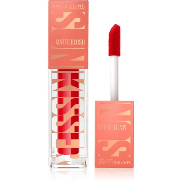 MAYBELLINE NEW YORK MAYBELLINE NEW YORK Sunkisser Matte tekuće rumenilo s mat efektom nijansa 36 Spicy Red 4.7 ml