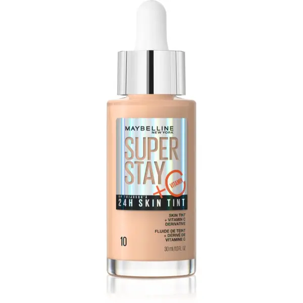MAYBELLINE NEW YORK MAYBELLINE NEW YORK SuperStay Vitamin C Skin Tint serum za ujednačavanje tena lica nijansa 10 30 ml