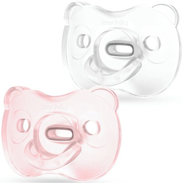 Medela Medela Soft Silicone Soother Girl 0-6m duda 0-6m 2 kom