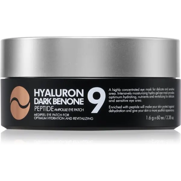 Medi - Peel Medi - Peel Hyaluron Dark Benone Peptide 9 Ampoule hidrogel jastučići protiv podočnjaka 60 kom