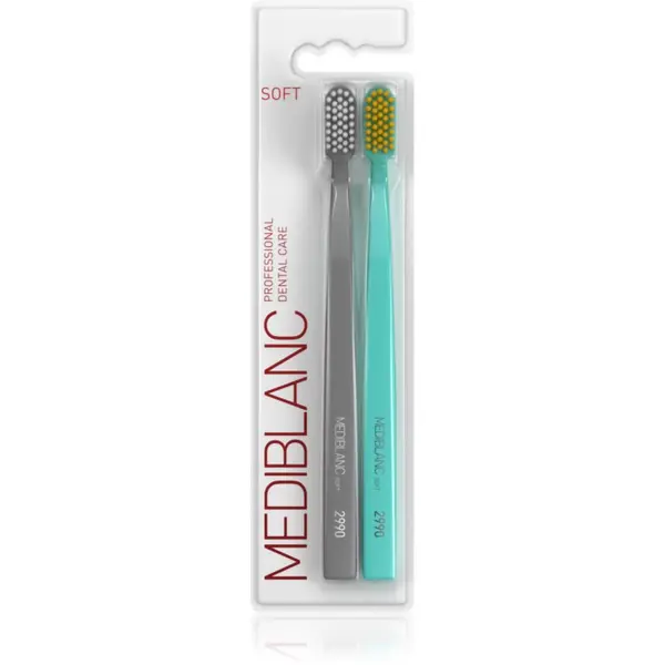 MEDIBLANC MEDIBLANC 2990 Soft četkice za zube soft Grey, Blue 2 kom