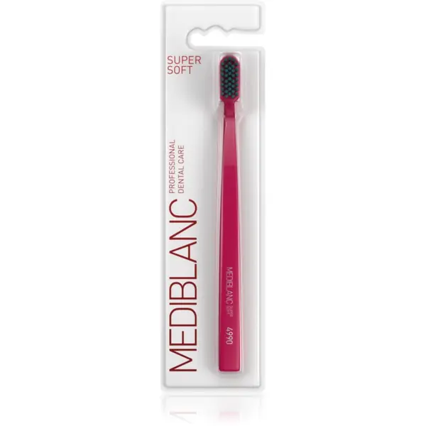 MEDIBLANC MEDIBLANC 4990 Super Soft četkica za zube izuzetno mekano Dark Pink 1 kom