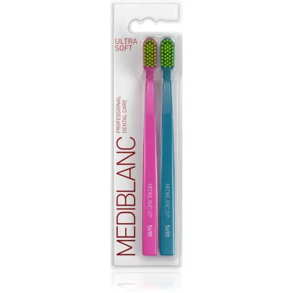 MEDIBLANC MEDIBLANC 5490 Ultra Soft četkice za zube ultra soft Pink, Blue 2 kom