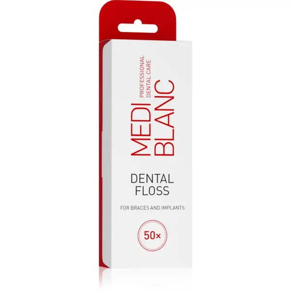 MEDIBLANC MEDIBLANC Dental Floss For Braces zubni konac za aparatiće i implantate 50 kom