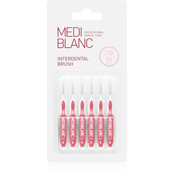 MEDIBLANC MEDIBLANC Interdental Pick-brush međuzubna četkica 0,4 mm Pink 6 kom