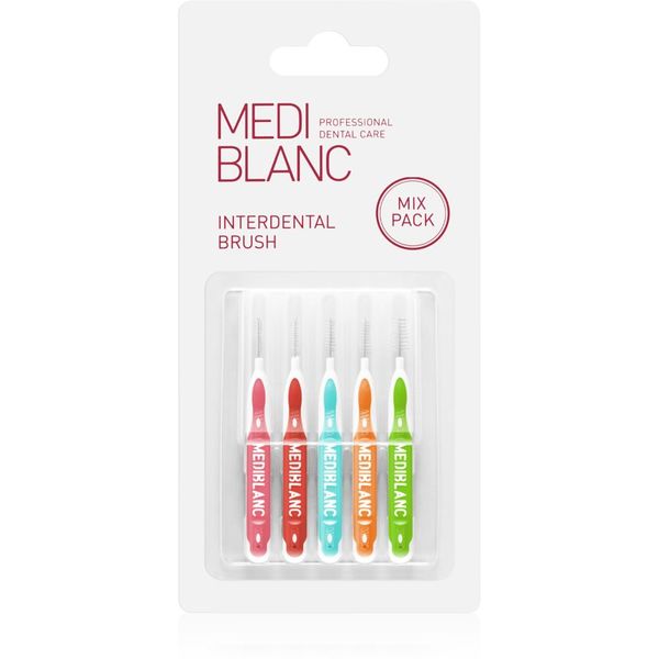 MEDIBLANC MEDIBLANC Interdental Pick-brush Mix međuzubna četkica 5 kom