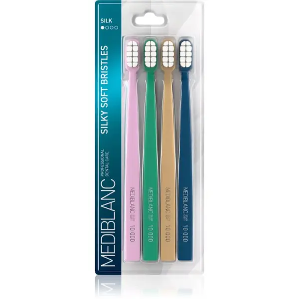 MEDIBLANC MEDIBLANC Toothbrush Silk četkica za zube s nježnim vlaknima 4 kom