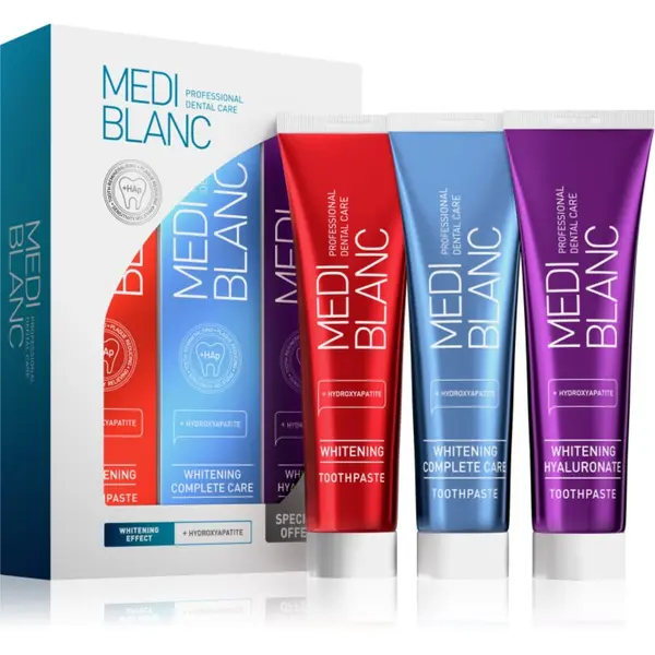MEDIBLANC MEDIBLANC Whitening Toothpastes Set set s izbjeljivajućim učinkom 3x100 ml