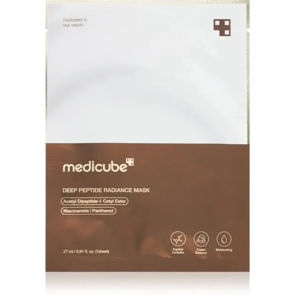 Medicube medicube Deep Peptide Radiance Mask hidratantna sheet maska za povećanje elastičnosti kože 27 ml