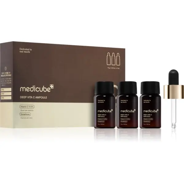 Medicube Medicube Deep Vita C Ampoule 2.0. ampule za ujednačavanje tena lica 3x10 g