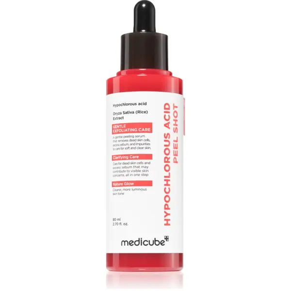 Medicube medicube Hypochlorous Acid Peel Shot zaglađujući eksfolijacijski serum za proširene pore 80 ml