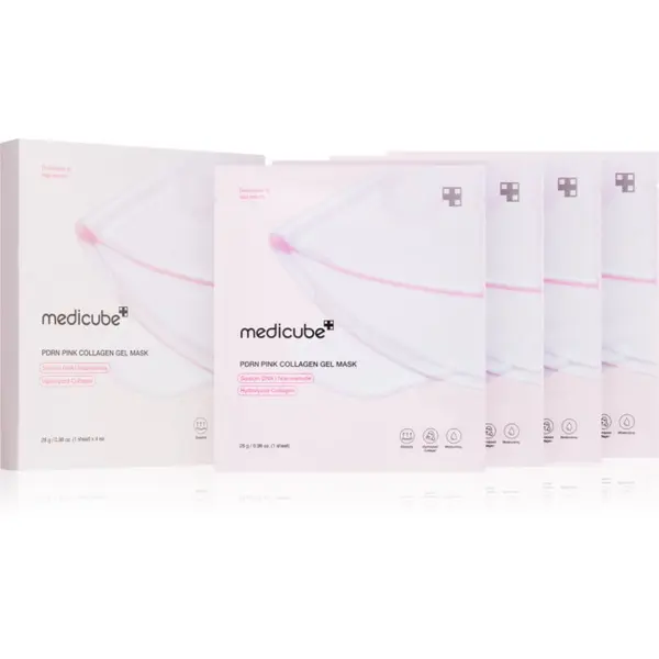 Medicube Medicube PDRN Pink Collagen Gel Mask maska za lifting i učvršćivanje s kolagenom 4x28 g
