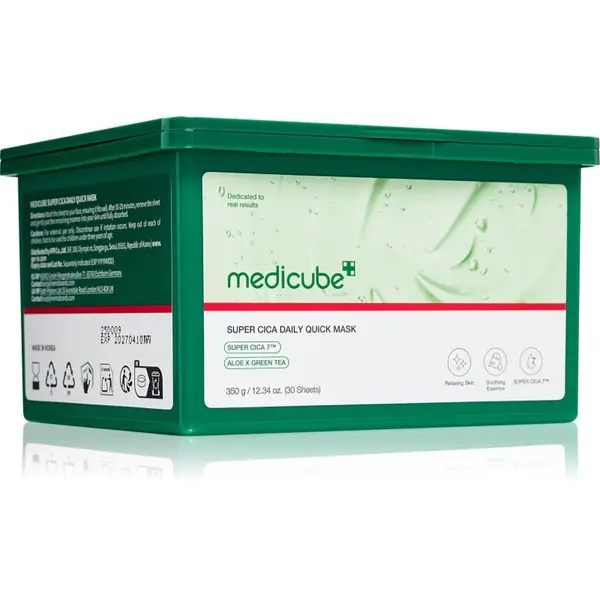 Medicube Medicube Super Cica Daily Quick Mask umirujuća sheet maska s hranjivim učinkom 30 kom