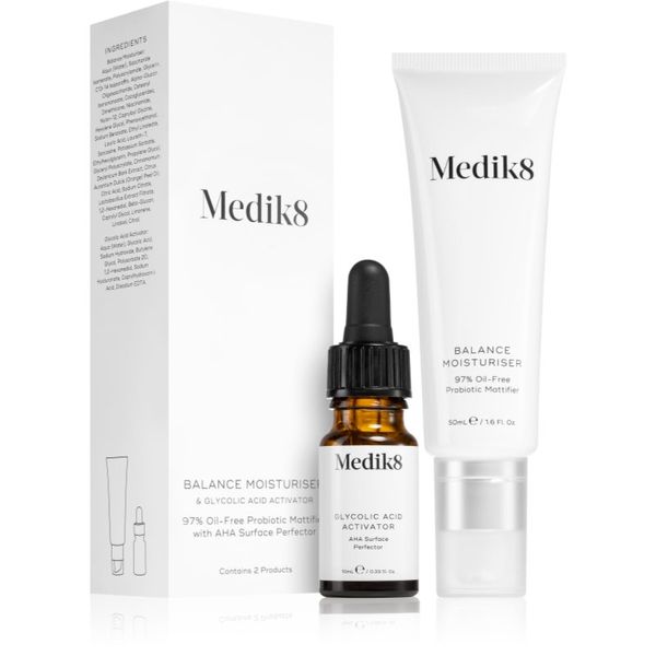 Medik8 Medik8 Balance Moisturiser with Glycolic Acid Activator hidratantna njega protiv mitesera 50 ml
