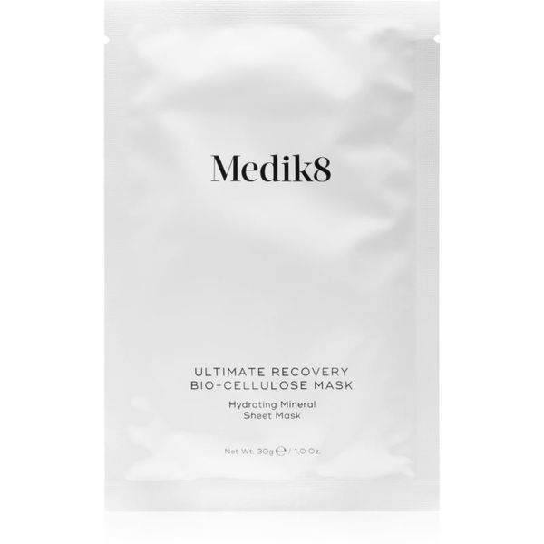 Medik8 Medik8 Ultimate Recovery Bio-Cellulose Mask Sheet maska s hidratacijskim i umirujućim djelovanjem 6 kom