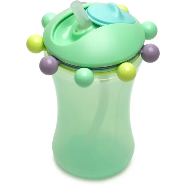 Melii Melii Abacus Straw Sippy Cup čašica sa slamkom Mint 340 ml