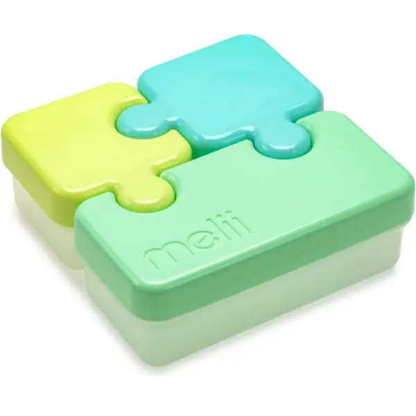 Melii Melii Puzzle Container kutija za užinu Blue & Mint 850 ml
