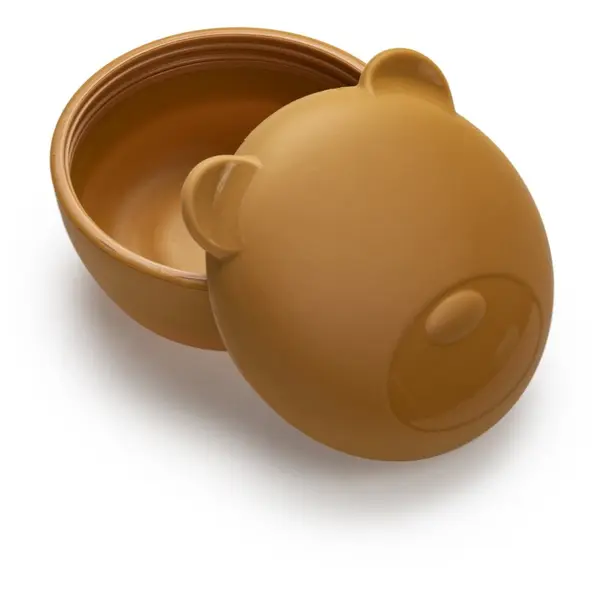 Melii Melii Silicone Bowl with Lid kutija za užinu Bear 350 ml