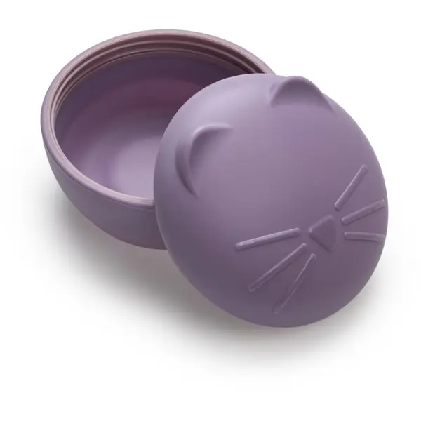 Melii Melii Silicone Bowl with Lid kutija za užinu Cat 350 ml
