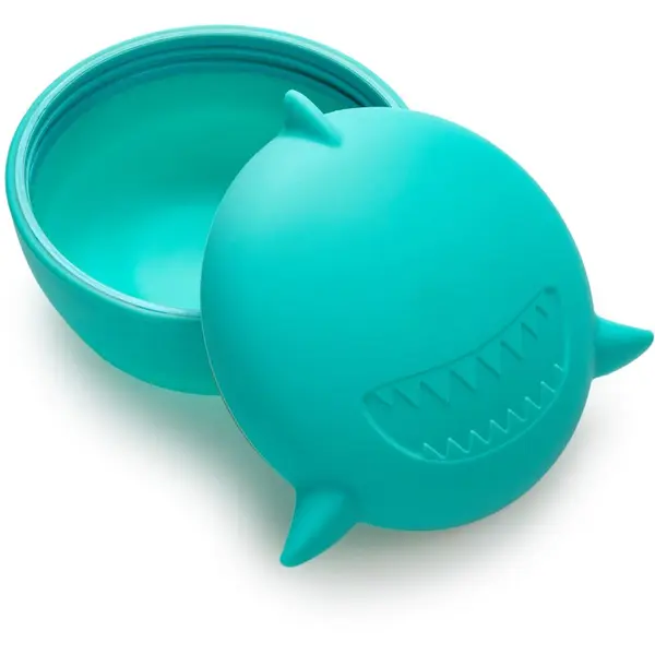Melii Melii Silicone Bowl with Lid kutija za užinu Shark 350 ml