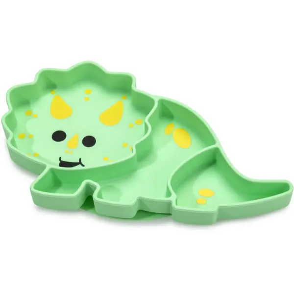 Melii Melii Silicone Suction Plate tanjur s vakuumskim držačem Dino 1 kom