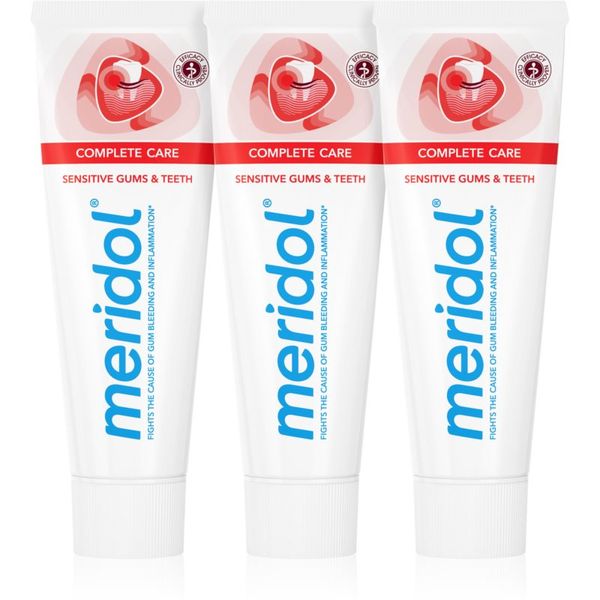Meridol Meridol Complete Care zubna pasta za osjetljive zube 3x75 ml