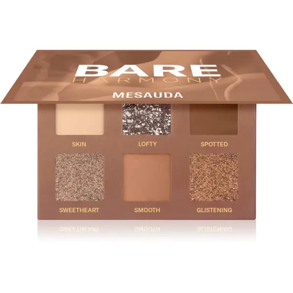 Mesauda Mesauda Bare Harmony paleta sjenila za oči nijansa 206 Timeless Nude 6x1 g