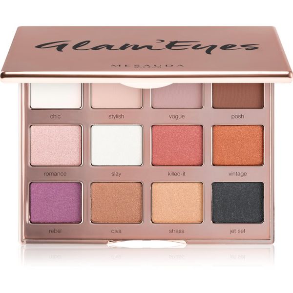 Mesauda Milano Mesauda Milano Glam'Eyes paleta sjenila za oči 12x1,2 g