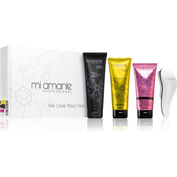 Mi Amante Professional Mi Amante Professional Glamour Keratin Set poklon set za sjajnu i mekanu kosu 4 kom