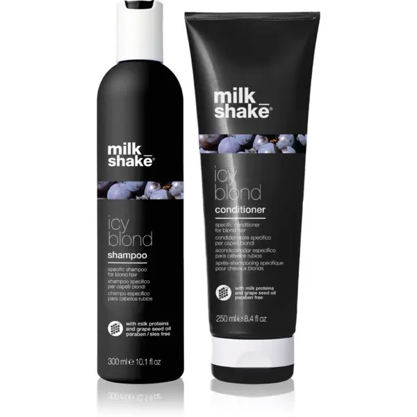 milk_shake® milk_shake® Icy Blond Duo Pack set za plavu i kosu s pramenovima