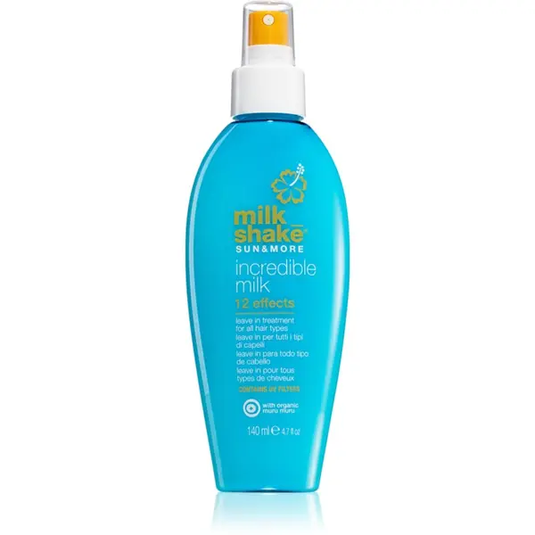 milk_shake® milk_shake® Sun & More Incredible Milk mlijeko za kosu iscrpljenu od sunca s UV filterom 140 ml