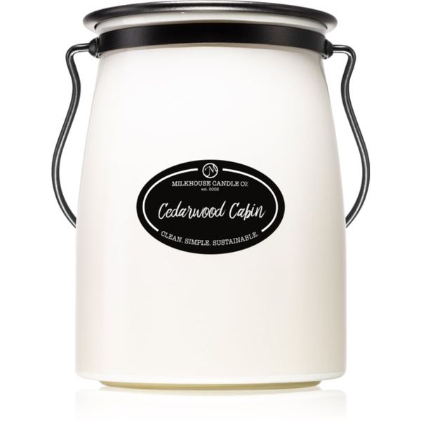Milkhouse Candle Co. Milkhouse Candle Co. Creamery Cedarwood Cabin mirisna svijeća Butter Jar 624 g