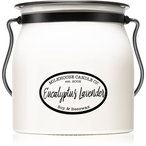 Milkhouse Candle Co. Milkhouse Candle Co. Creamery Eucalyptus Lavender mirisna svijeća Butter Jar 454 g