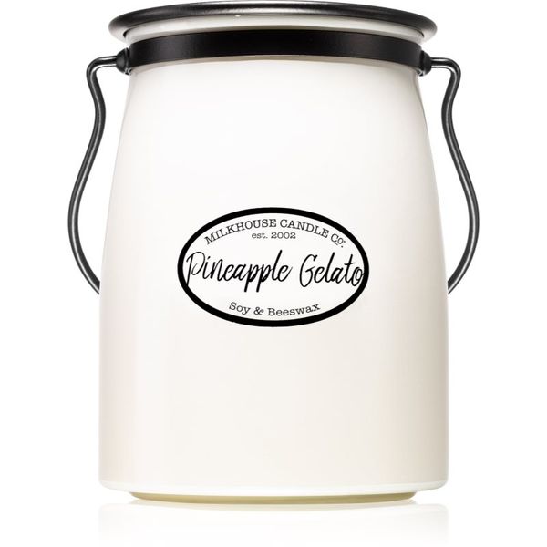 Milkhouse Candle Co. Milkhouse Candle Co. Creamery Pineapple Gelato mirisna svijeća Butter Jar 624 g