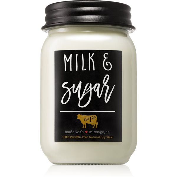 Milkhouse Candle Co. Milkhouse Candle Co. Farmhouse Milk & Sugar mirisna svijeća Mason Jar 368 g