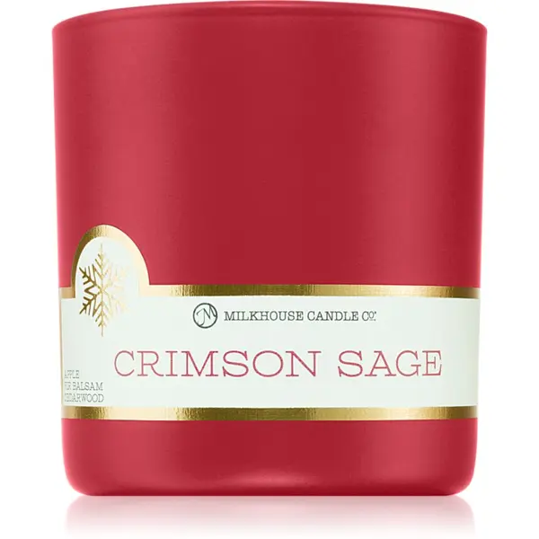 Milkhouse Candle Co. Milkhouse Candle Co. LE Winter Crimson Sage mirisna svijeća 226 g