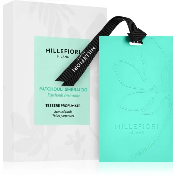 Millefiori Millefiori Milano Laundry Patchouli Smeraldo mirisna kartica 3 kom