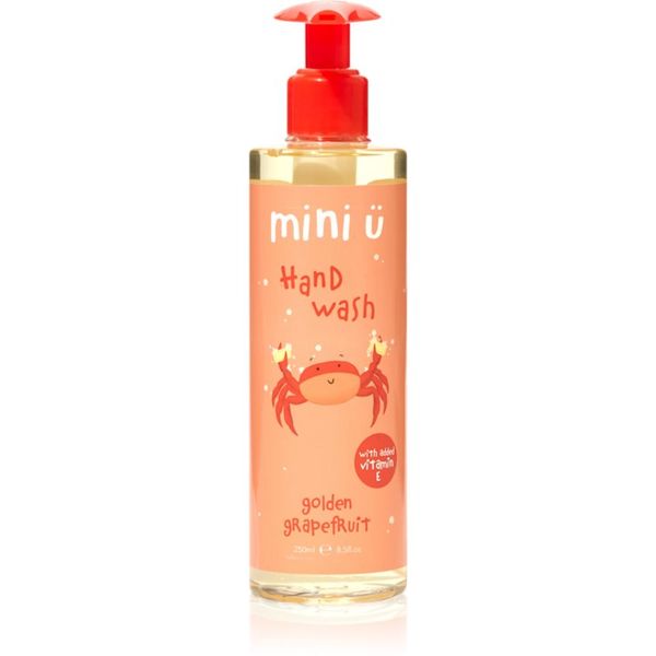 Mini-U Mini-U Hand Wash prirodni tekući sapun za ruke za djecu Golden Grapefruit 250 ml