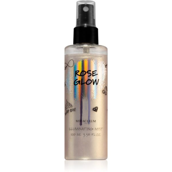 Miraculum Miraculum Girls Collection Rose Glow hidratantni sprej za tijelo sa šljokicama 100 ml