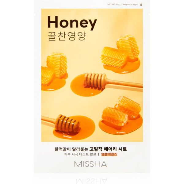 Missha Missha Airy Fit Honey sheet maska za blistav ten 19 g