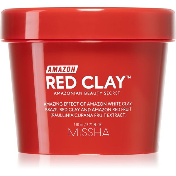 Missha Missha Amazon Red Clay™ maska za čišćenje za smanjivanje sebuma i pora s glinom 110 ml