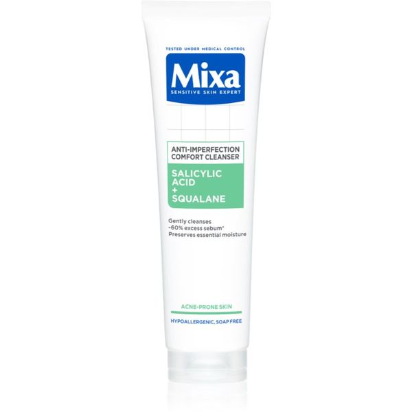MIXA MIXA Anti-Imperfection Comfort Cleanser gel za čišćenje lica za nepravilnosti na licu sklono aknama 150 ml