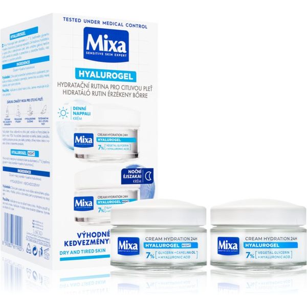 MIXA MIXA Hyalurogel set za intenzivnu hidrataciju lica 2x50 ml