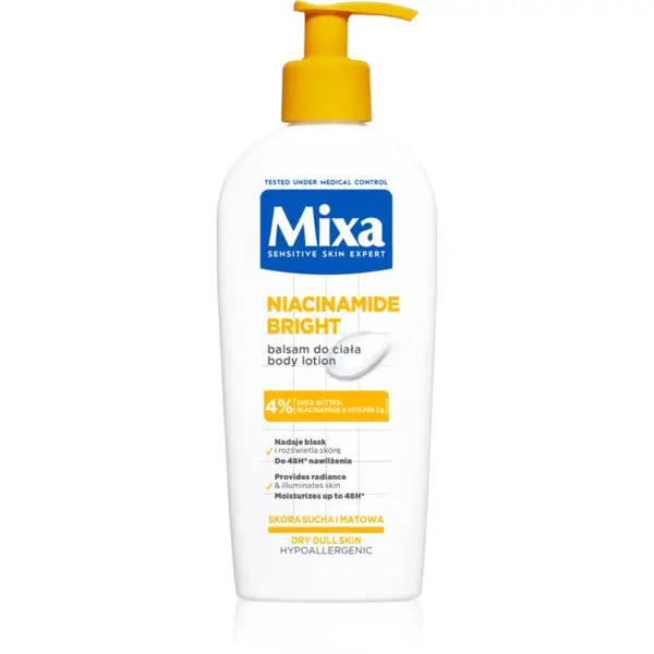 MIXA Mixa Niacinamide Bright Balsam Do Ciała posvjetljujuće i hidratantno mlijeko s niacinamidom 250 ml