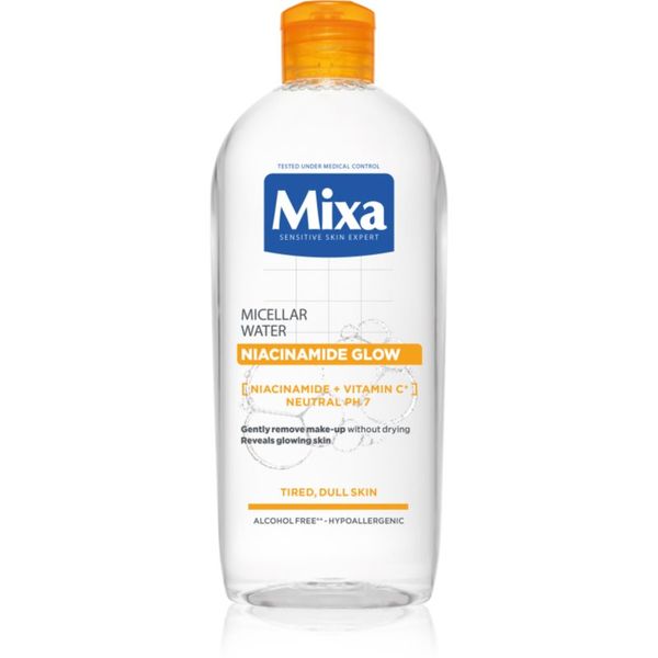MIXA MIXA Niacinamide Glow micelarna voda za sjaj lica 400 ml