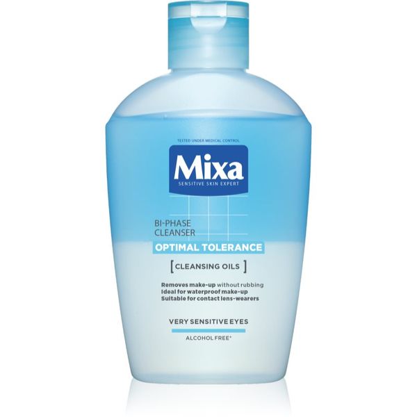 MIXA MIXA Optimal Tolerance dvofazni odstranjivač šminike za oči 125 ml