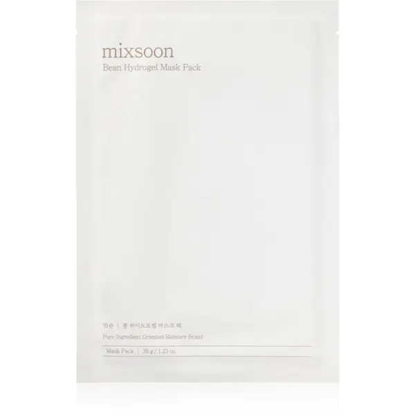 mixsoon mixsoon Bean Hydrogel Mask Pack intenzivna hidrogel maska za sjaj i hidrataciju 35 g