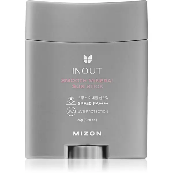 Mizon Mizon Inout Smooth Mineral Sun Stick mineralna zaštitna krema za lice i osjetljive dijelove tijela u sticku SPF 50+ 26 g