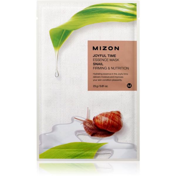Mizon Mizon Joyful Time Snail hranjiva sheet maska s učvršćujućim učinkom 23 g