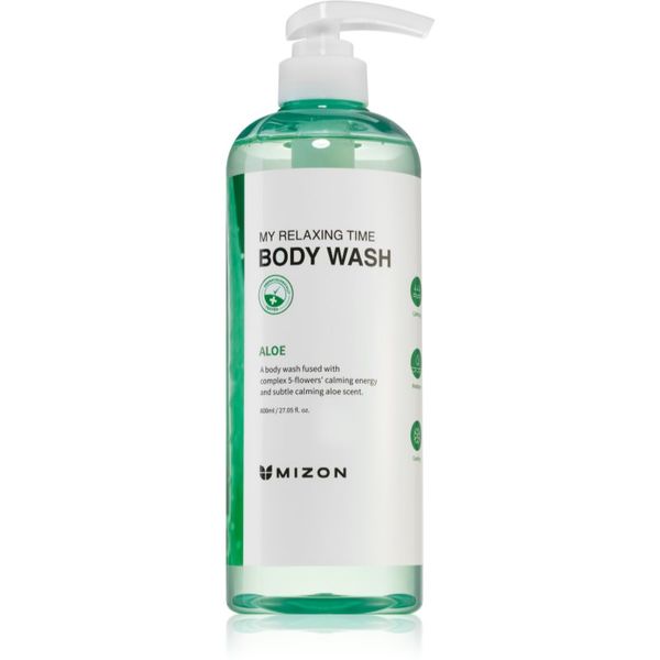 Mizon Mizon My Relaxing Time Aloe hidratantni gel za tuširanje s umirujućim djelovanjem 800 ml